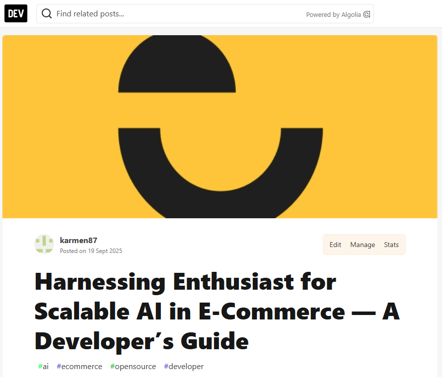AI in E-commerce Developer Guide
